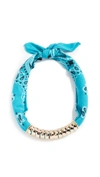 Holst + Lee Bandana Necklace In Turquoise