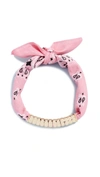 Holst + Lee Bandana Necklace In Pink