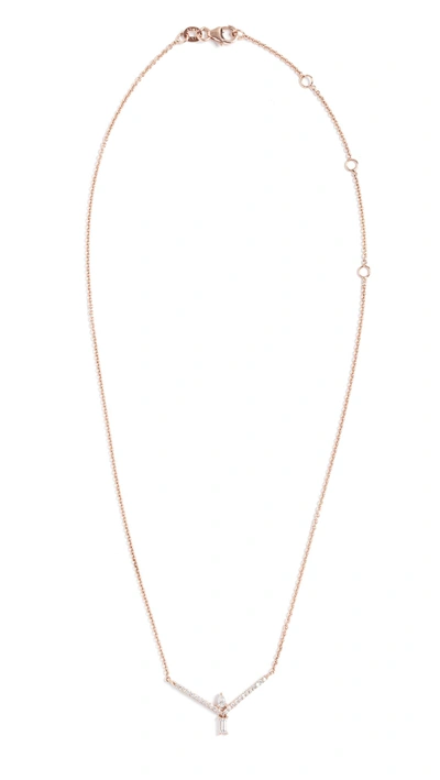 Tana Chung 18k Rose Gold Veracity Necklace | ModeSens