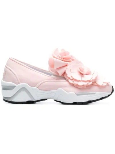 Suecomma Bonnie Flower Detail Sneakers In Pink