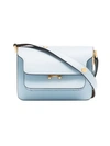 Marni Blue Trunk Micro Leather Shoulder Bag