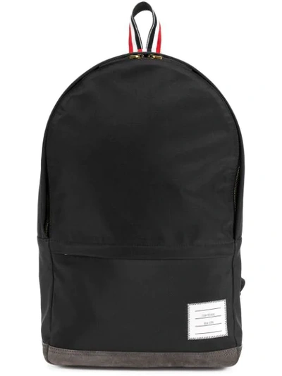 Thom Browne Nylon Tech Unstructured Backpack In Black