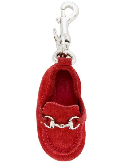 Gucci Loafer Keyring In Red