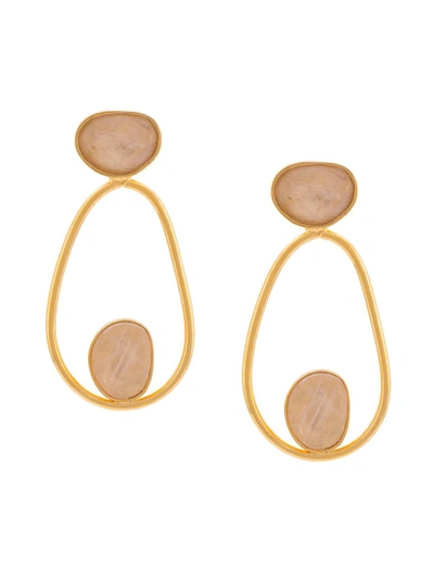 Lizzie Fortunato Echo Earrings  In Metallic