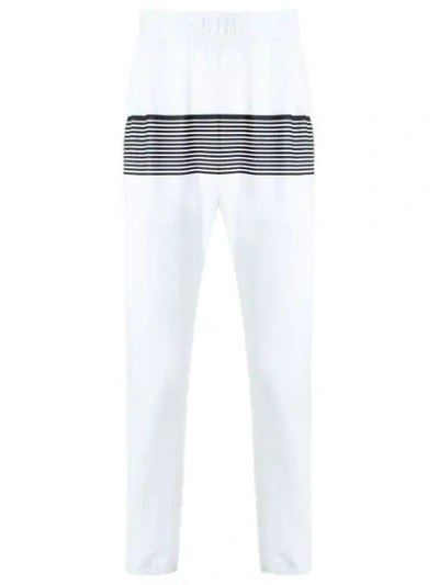 Amir Slama Striped Track Trousers In White