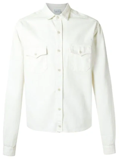 Amir Slama Flap Pockets Shirt In White