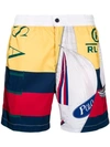 Polo Ralph Lauren Sailing Flag Swim Shorts In Multicolour