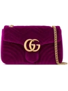 Gucci Gg Marmont Medium Shoulder Bag In Pink & Purple