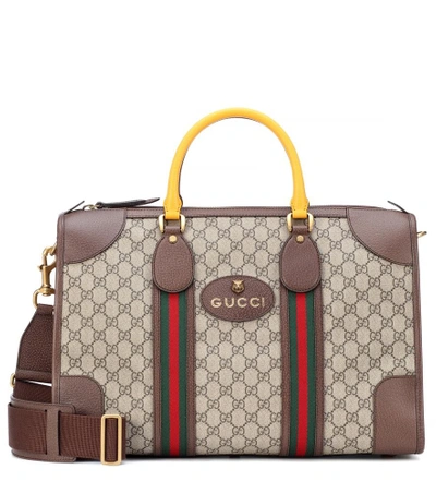 Gucci Soft Gg Supreme Tote In Brown