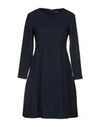 Antonelli Short Dress In Dark Blue