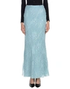 Alberta Ferretti Long Skirts In Sky Blue