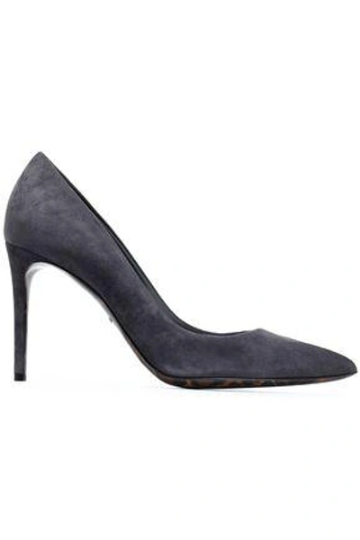 Dolce & Gabbana Woman Suede Pumps Anthracite