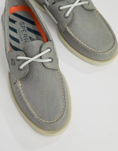 Sperry Topsider Daytona Boat Shoes In Gray - Gray