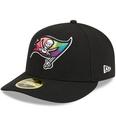 New Era Black Tampa Bay Buccaneers 2023 Nfl Crucial Catch Low Profile 59fifty Fitted Hat