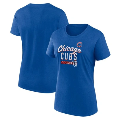 Fanatics Branded Royal Chicago Cubs Logo T-shirt