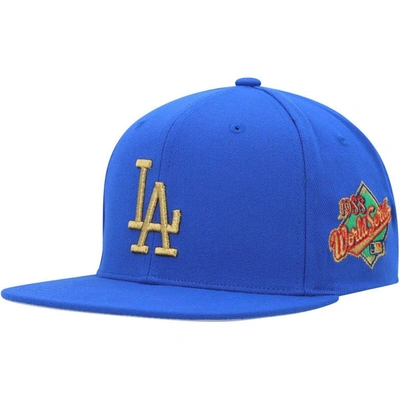 Mitchell & Ness Men's  Blue Los Angeles Dodgers Champ'd Up Snapback Hat