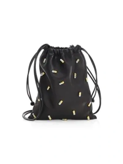 Alexander Wang Ryan Mini Tossed Pill Dustbag In Black