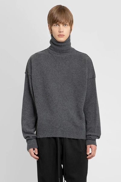 Andrea Ya' Aqov Man Grey Knitwear