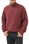Rodd & Gunn Alton Ave Regular Fit Pullover Sweatshirt In Cranberry