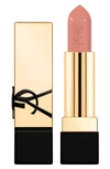 Saint Laurent Rouge Pur Couture Caring Satin Lipstick With Ceramides In Nude Decollete