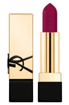 Saint Laurent Rouge Pur Couture Caring Satin Lipstick With Ceramides In Liberated Plum