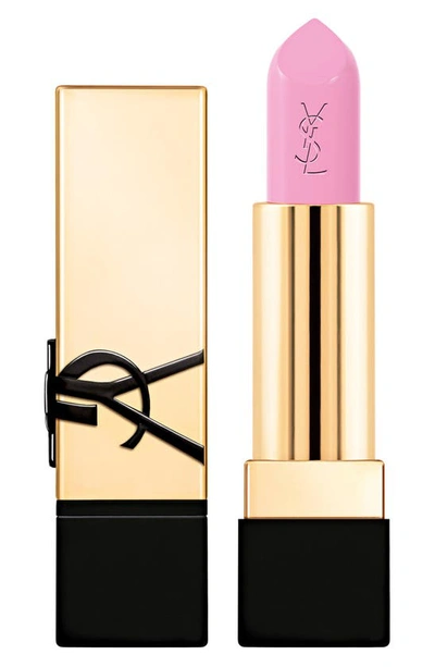 Saint Laurent Rouge Pur Couture Caring Satin Lipstick With Ceramides In Rose Celebration