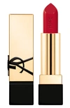 Saint Laurent Rouge Pur Couture Caring Satin Lipstick With Ceramides In Red Muse