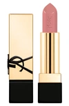 Saint Laurent Rouge Pur Couture Caring Satin Lipstick With Ceramides In Tribute Nude