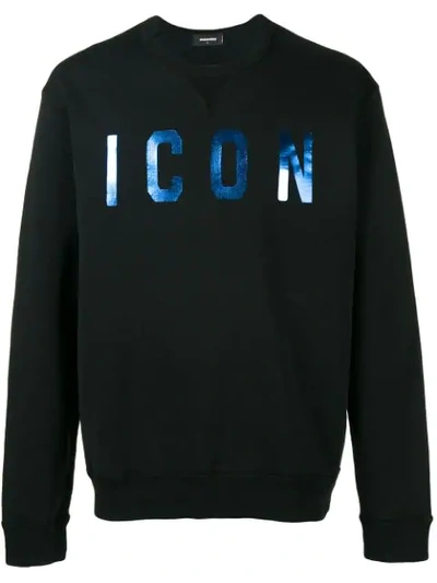 Dsquared2 Icon Sweatshirt In Black