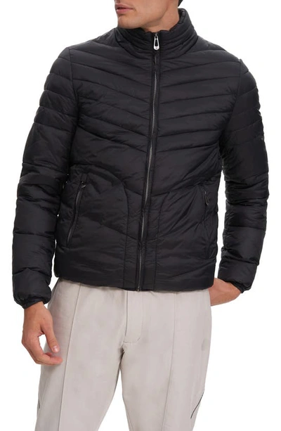 Noize Brando Nylon Puffer Jacket In Black