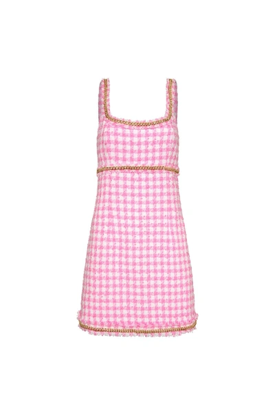 Rebecca Vallance Gabrielle Scoop Mini Dress In Pink