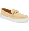 Grand Voyage Bitton Square Knot Loafer In Beige Suede