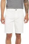 Hudson Clint Chino Shorts In Off White