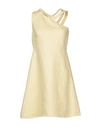 Valentino Short Dresses In Light Yellow