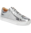 Silver Tonal/ Flat Leather