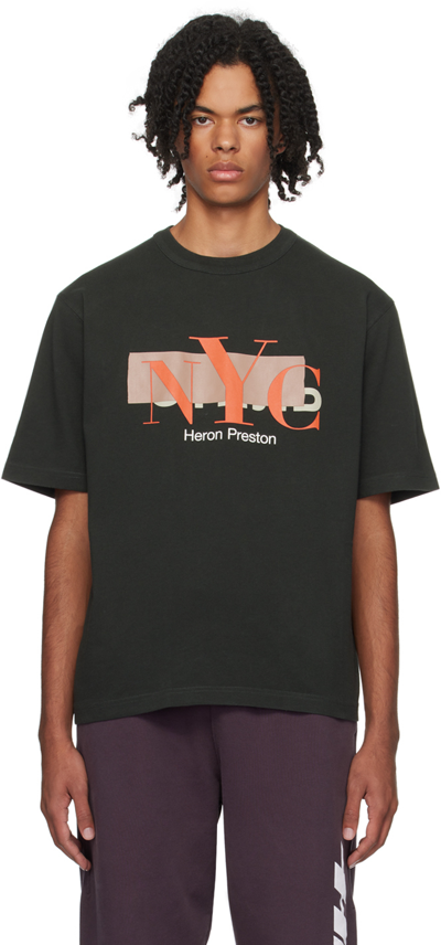 Heron Preston Nyc Censored T-shirt In Black