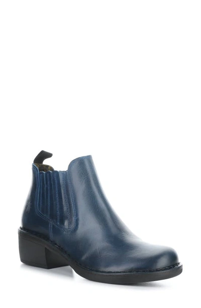 Fly London Moof Bootie In Royal Blue