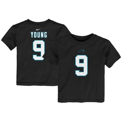 Nike Kids' Toddler  Bryce Young Black Carolina Panthers Player Name & Number T-shirt