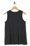 Eileen Fisher Tencel® Lyocell Tank Top In Graphite