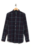 Rodd & Gunn Stillwater Plaid Flannel Long Sleeve Button-up Shirt In Burgundy