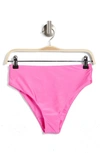 Vyb Butter Up High Waist Bikini Bottoms In Hot Pink