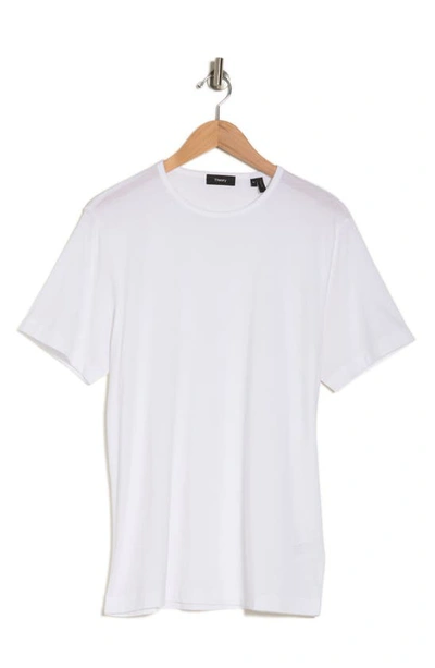 Theory Precise Cotton T-shirt In White
