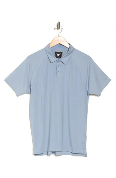 Pto Tee Time Polo In Light Blue