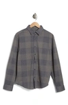 Pto Collin Stockton Flannel Long Sleeve Button-up Shirt In Olive