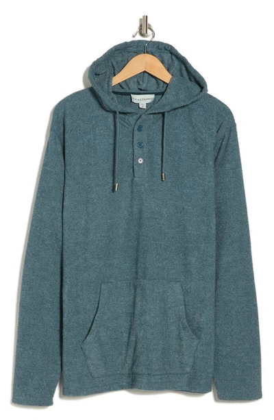 Coastaoro Chilla French Terry Hoodie In Sea Pine