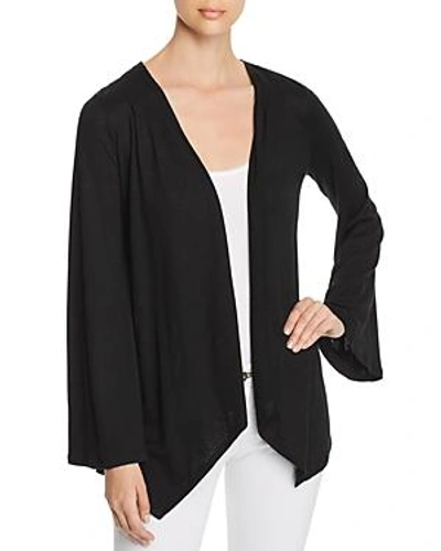 Cupio Bell Sleeve Cardigan In Black