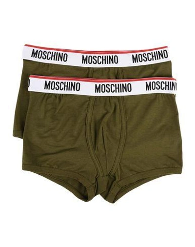 Moschino Boxer In Military Green