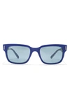 Ray Ban 55mm Wayfarer Sunglasses In Blue / White / Blue