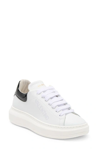 Valentino By Mario Valentino Fresia Low Top Sneaker In White