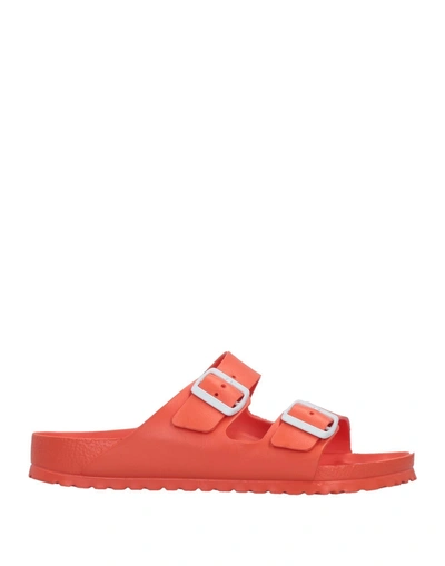 Birkenstock Sandals In Orange